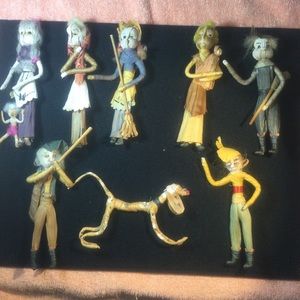 Vintage Corn husk figures
